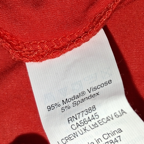 EUC J Crew Size Large Beautiful Bright Coral Keyhole Sleeveless Mini Dress! - Picture 4 of 11